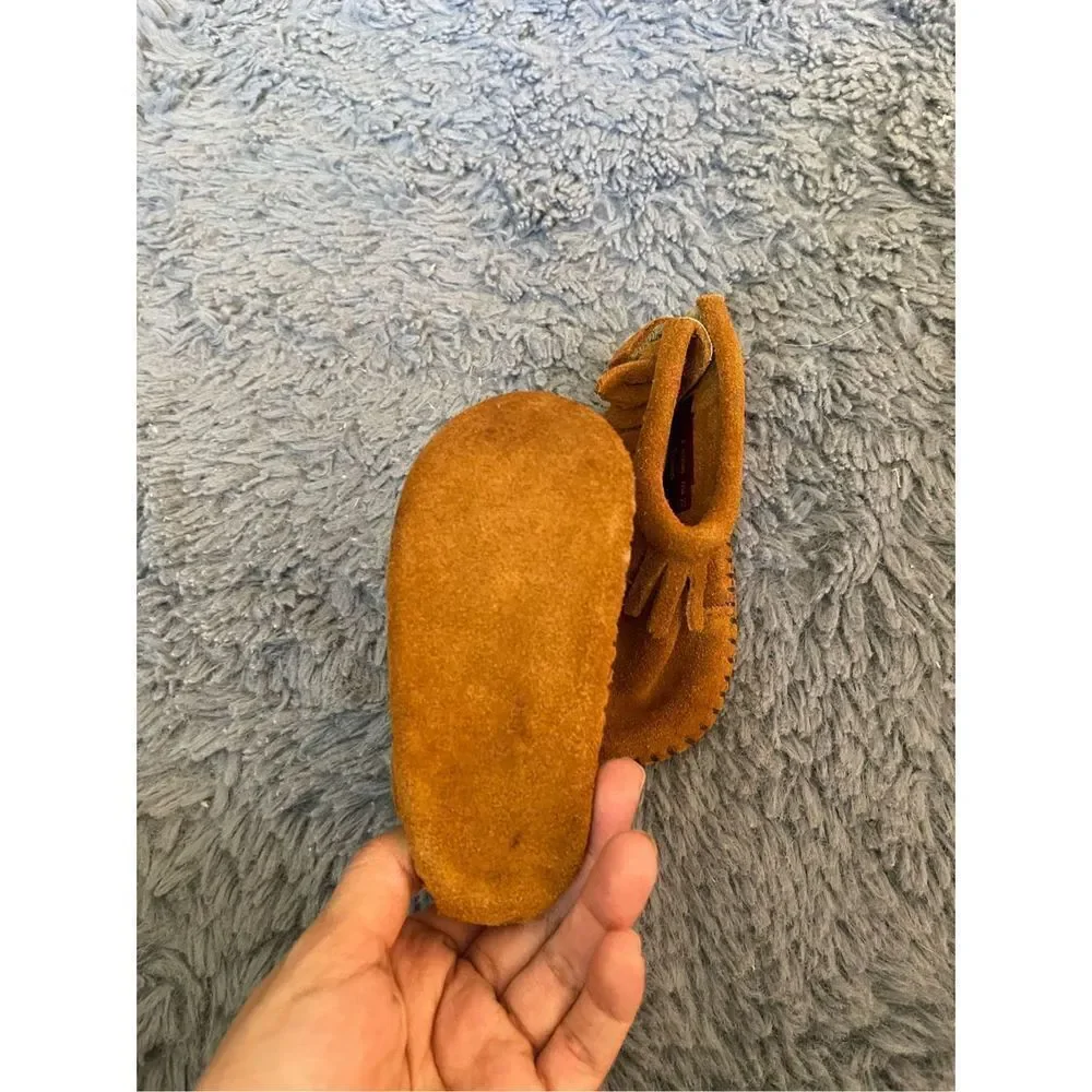 Minnetonka baby leather